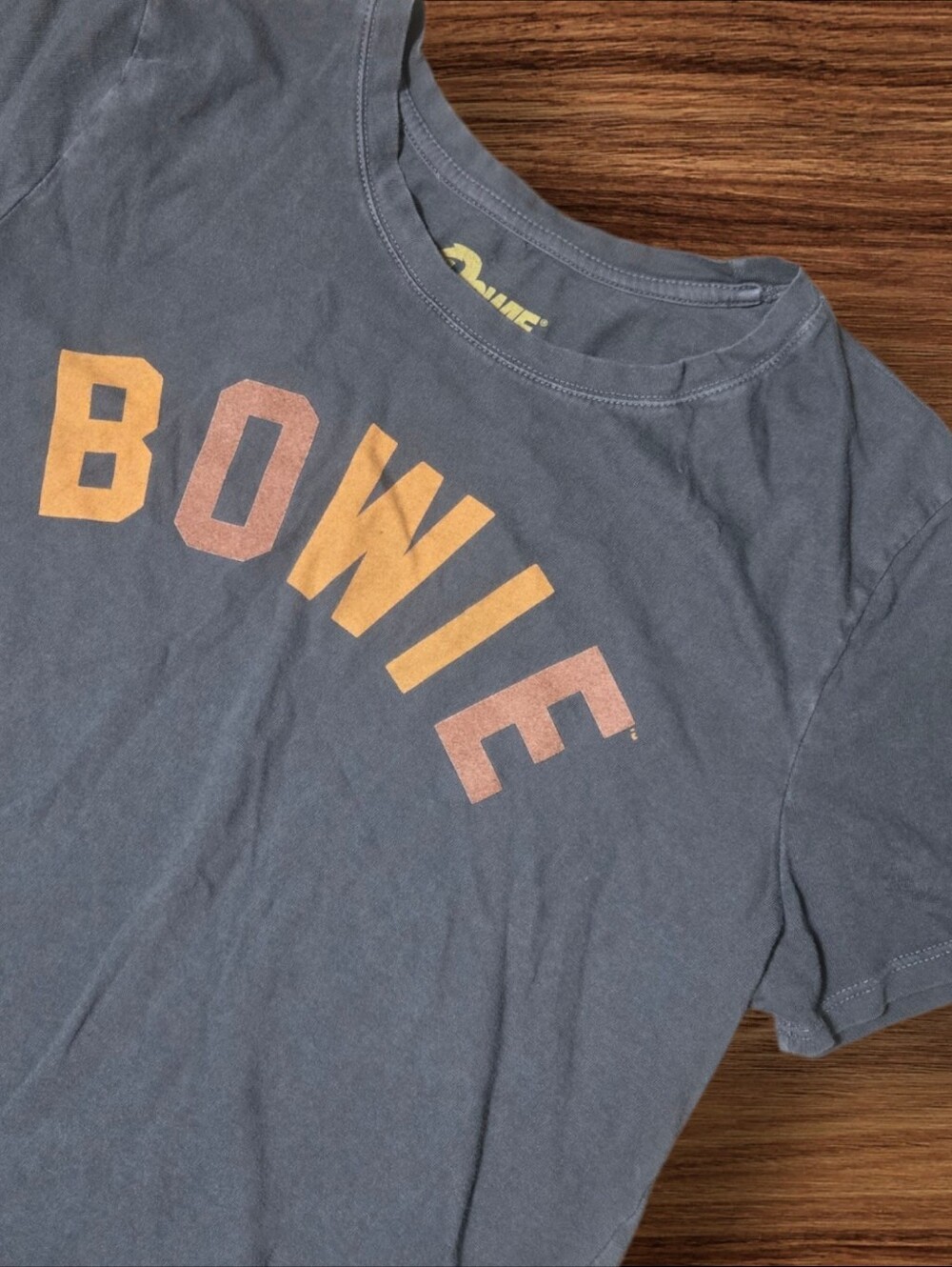 Lucky Brand Gray Bowie Vintage Style Graphic Tee - Picture 2 of 5